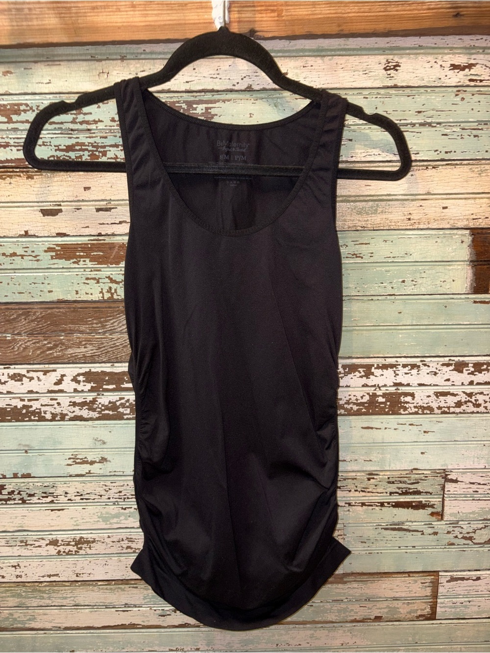 BeMaternity Black Maternity Tank Top
